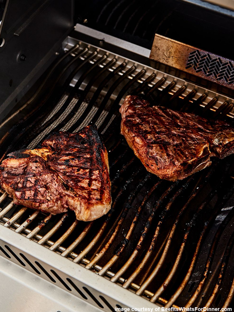 all natural grass-fed and grass-finished steaks on grill-27